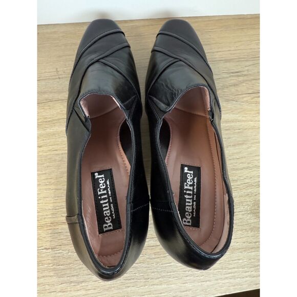 BeautiFeel Black Rosaline Leather Bootie Women’s Size 7.5 Casual Dressy - Picture 10 of 13